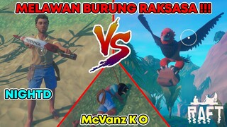 KITA MENEMUKAN PULAU DENGAN BANYAK BINATANG BUAS !!! - RAFT #3 with @NightD