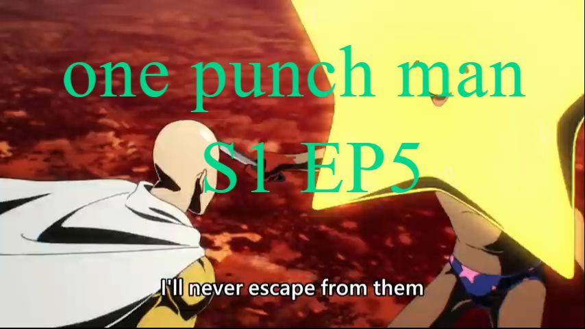 One punch man season 1 episode 5 english sub sale