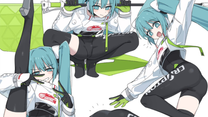 “Hatsune Miku” racing car—Miku, do you like it?
