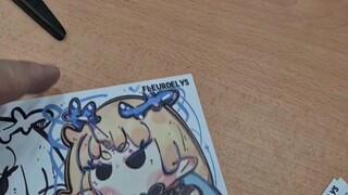 现在剪芙露德莉斯卡片！Now we cut Fleurdelys postcard!30 May 2025#鸣潮 #芙露德莉斯 #WutheringWaves #Fleurdelys