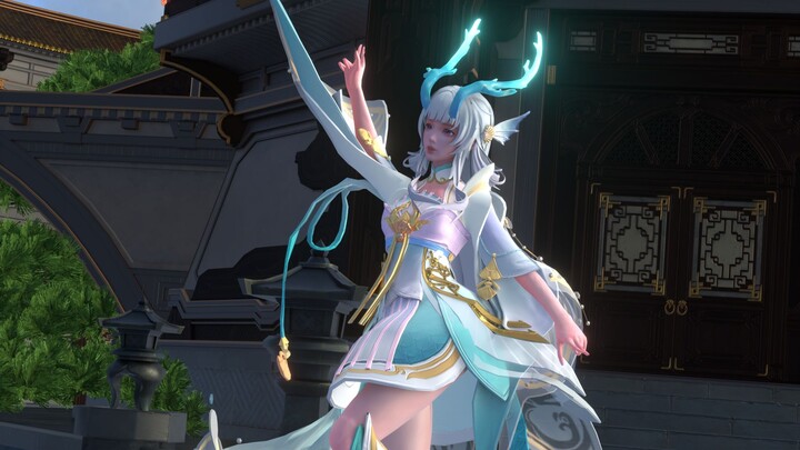 [King of Glory MMD/eevee] Little Green Dragon is targeting you~[Youlong Qingying/Qianxingxu]