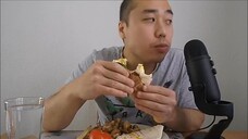 Asmr Eating Egg Wrap And Mushroom Wraps