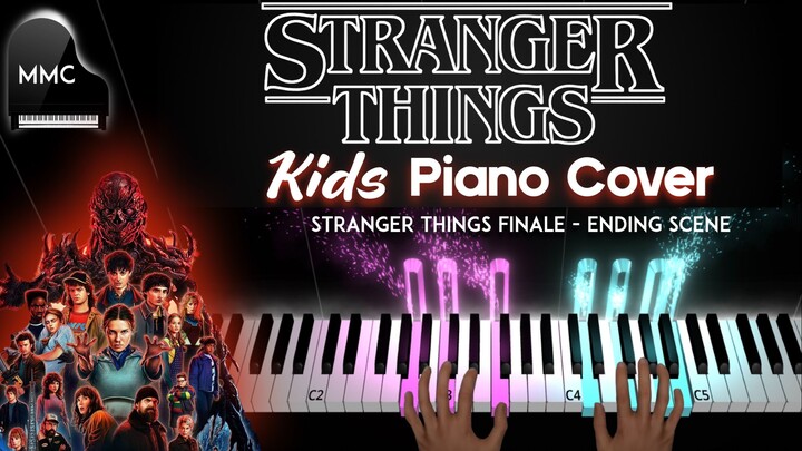 Stranger Things Season 5 Finale End Scene (Kids) piano cover / tutorial + sheet music + lyrics