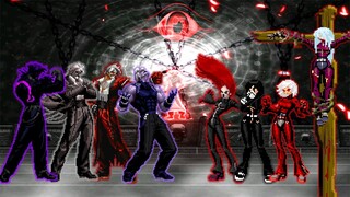 KOF MUGEN: Rugal Team VS Kula Team!!!