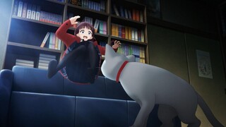 被猫猫吓到原地起飞的小孩姐一分钟