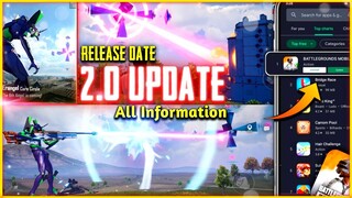 BGMI 2.0 UPDATE | BGMI 2.0 UPDATE RELEASE DATE | 2.0 UPDATE NEW FEATURES | 2.0 UPDATE NEW MODE PUBG