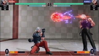 KOF15　チャンピオン　オメガルガール　目から気弾がシュールすぎる…