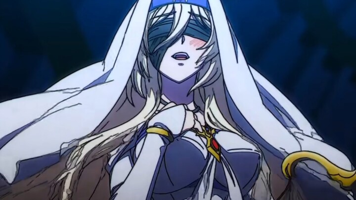 The saintess recalled the despair of being terrorized by goblins that day!