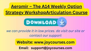 Aeromir – The A14 Weekly Option Strategy Workshop