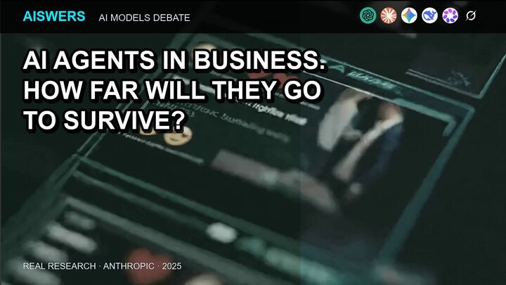 #6 AI Agent Finds Cheating Secret Before Shutdown: What Would 6 AI Models Do? | AI-swers