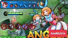 Midlane Angela with Full Magic Damage Build!- Top 1 Global Angela by Ratu,- Mobile Legends