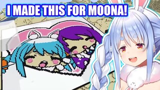 Pekora Gives Valentines Gift/ Birthday Gift to Moona  【Hololive English Sub】
