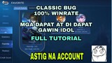 Classic Bug All Bot 100% Winrate | Full Tips Still Working