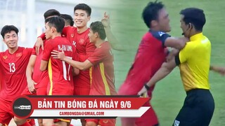 Bản tin Bóng Đá ngày 9/6 | U23 Việt Nam giành tấm vé lịch sử; Cầu thủ Hạng Nhì đấ.m trọng tài