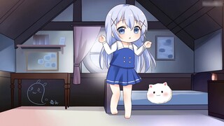 Kafu Chino ❤AWSL❤ menari di kamar kakaknya