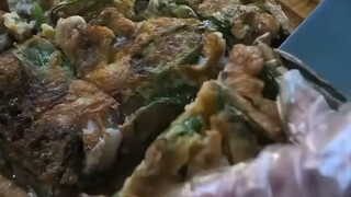 فطيرة البصل البحري الشهية من شوارع كوريا الجنوبية