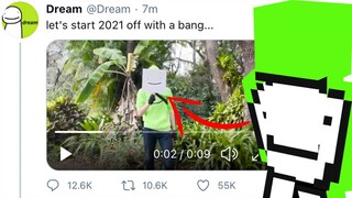 Dream FACE REVEAL Confirmed Twitter Video - (Mrbeast Rewind)