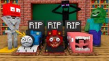 Monster School : BABY MONSTERS TRAIN SCHOOL RIP BOSS CHOO CHOO CHARLES - Minecraft Animation