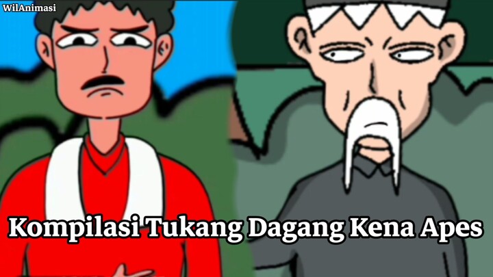 Kompilasi Tukang Dagang Kena Apes |Animasi Lucu|WilAnimasi|