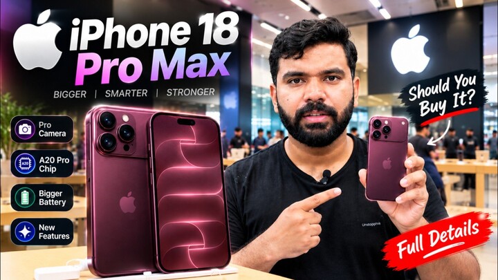 iPhone 18 Duo & iPhone 18 Pro Max 🔥 Full Details | Launch, Features & Release Date