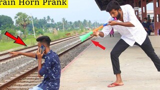 Train Horn Prank 2021 ที่ดีที่สุดของรถไฟฮอร์นเล่นตลกกับปฏิกิริยาสาธารณะ (ตอนที่ 9) นายมัสติ ทีวี