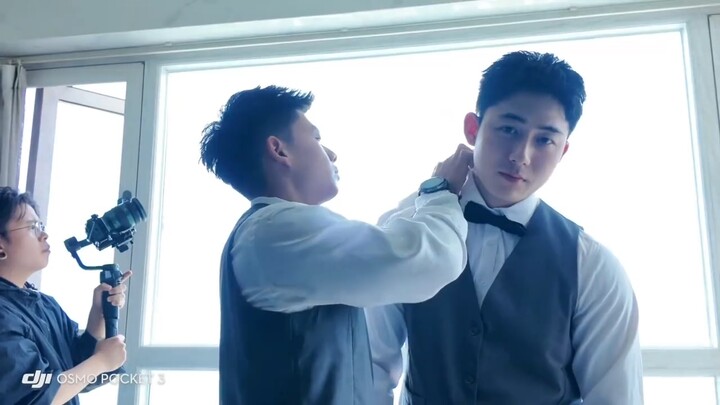 เพื่อนเจ้าบ่าวสองคนดูเข้ากันมากเลย