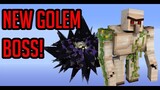 Hypixel Skyblock 2 MINUTE GUIDE on SPAWNING and BEATING the GOLEM BOSS!!!