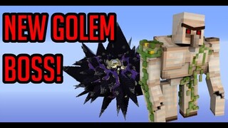 Hypixel Skyblock 2 MINUTE GUIDE on SPAWNING and BEATING the GOLEM BOSS!!!