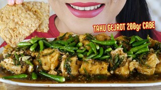 PEDAS NEKAT❗TAHU GEJROT 200 gr CABE | EATING SOUNDS