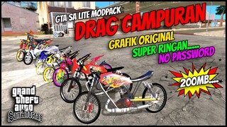 200MB 🔥 GTA SA LITE MOD DRAG + SOUND TERBARU 2022 // NO PASSWORD // RINGAN BANGET