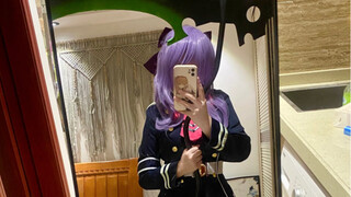 Seraph of the End Shinoa Hiiragi tries on