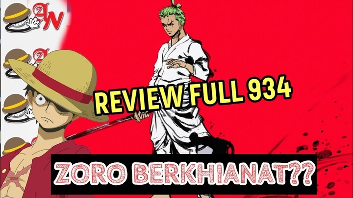 Zoro Adalah MUSUH Clan KOZUKI? Luffy TAK Punya KESEMPATAN Kabur! (One Piece 934 First React)