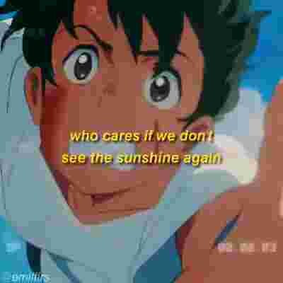 Weathering with you :Grand escape short awm