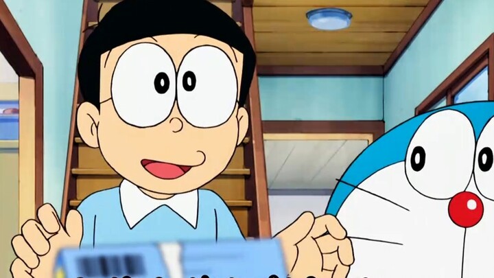 Máy bán đồ dùng thực tế Doraemon