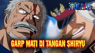 SPOILER ONE PIECE 1087 !! LINDUNGI COBY, GARP MATI DI TANGAN SHIRYUU ( ONE PIECE )