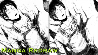 【SpeedPaint】 EREN JAEGER EMERGES FROM HIS TITAN FORM | Attack On Titan Manga Panel Redraw