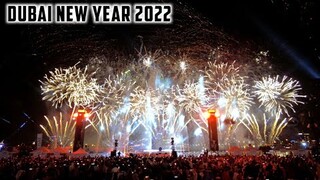[4K] A Magical Dubai New Year 2022 Fireworks & Laser Show at Dubai Festival City! Must Watch!