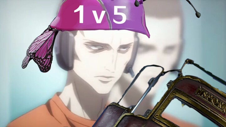 When your whole team dies and you’re in a 1v5 with a huge map, this is what it feels like: