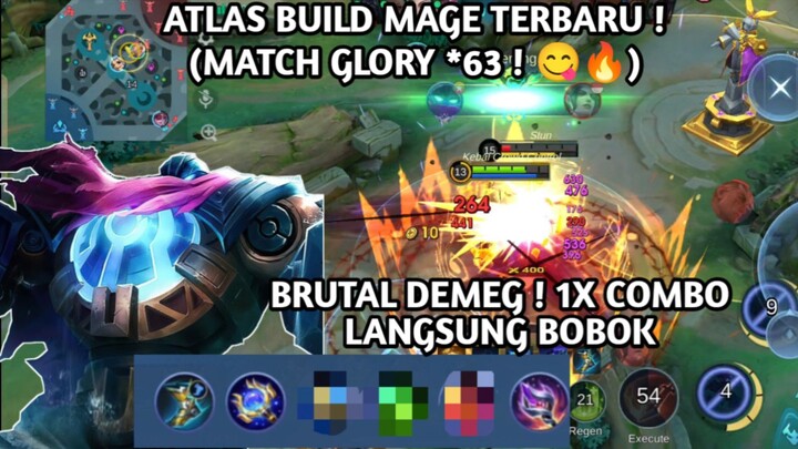 AKU MENCOBA ATLAS BUILD MAGE DI GLORY SOLO DAN INILAH HASILNYA...😱