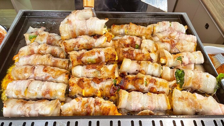 Sungguh ingin mengundang kalian ke perusahaan untuk mencoba daging babi berlapis ini!!