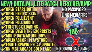 Data ML Lite Full Event 1Gb Patch Hero Revamp | ML Lite | Cara Mengatasi Lag & Patah Patah ML