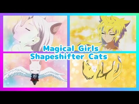 Magical Girls shapeshifter cats  【 Anime Transformation】