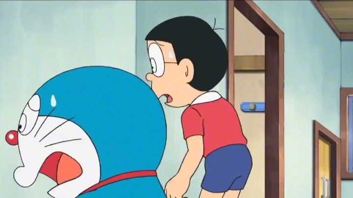 Doraemon: Shizuka accidentally eats opal, Nobita and the blue fat man enter Shizuka's stomach to sea