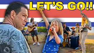 Family Band Takes To The Streets of Costa Rica!