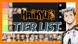 Haikyuu!! Character Tier List (Anime Only)