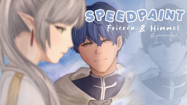 Aku menggambar Himmel dan Frieren, WHEN YHHH [Speedpaint]