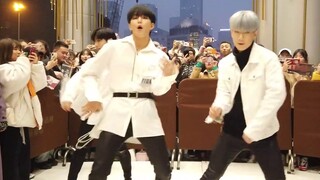 สมาชิก DOB มาที่เมืองเฉิงตู ประเทศจีน เพื่อออกโรดโชว์ Boy with Luv-BTS (Kpop ในงานโรดโชว์ที่เฉิงตู Z