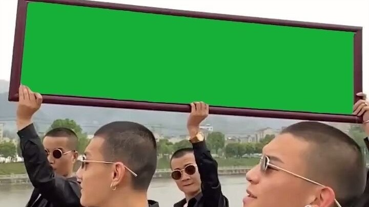 Tự cắt ghép một đoạn phông xanh làm cảnh nền cho tấm bảng ký hiệu