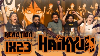 Haikyuu 1x23 - The Point That Changes The Momentum - Group Reaction