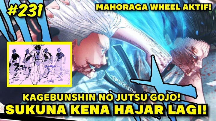 JUJUTSU KAISEN CHAPTER 231 - KAGEBUNSHIN NO JUTSU! SUKUNA KENA HAJAR LAGI! RONDE KE 2 AKHIRNYA MULAI